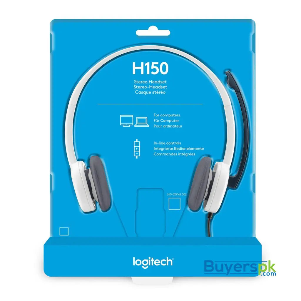 Logitech H150 Stereo Headset (cloud White) - Price in Pakistan Logitech H150 Stereo Headset (cloud White) - Price in Pakistan